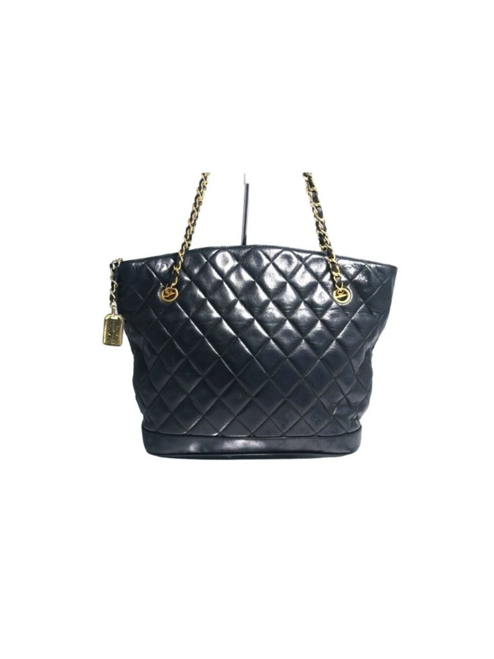 Chanel Quilted GD Leather Chain Shoulder